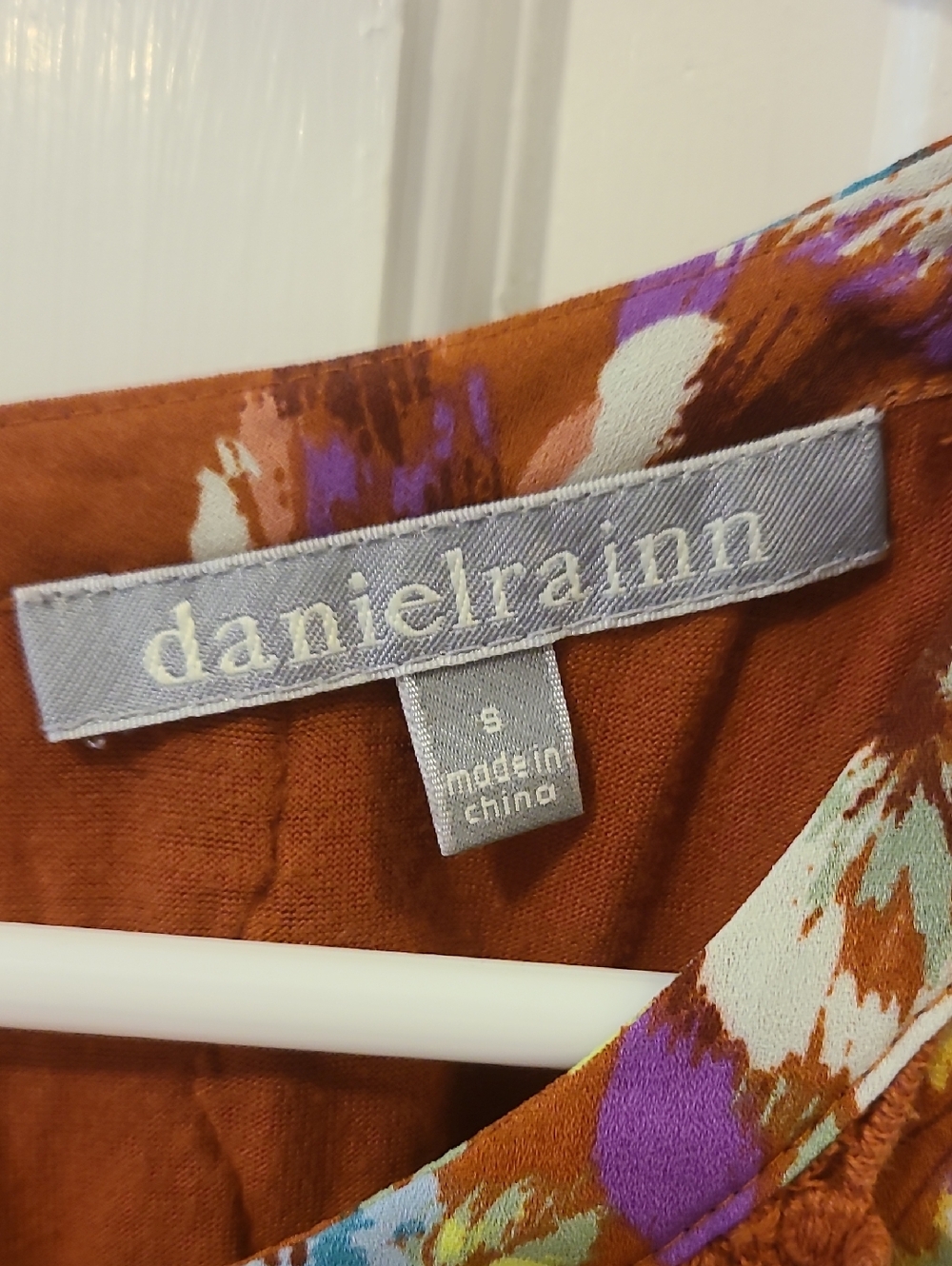 Daniel Rainn Quin Keyhole Crochet Blouse (Size Small) - Picture 2 of 10